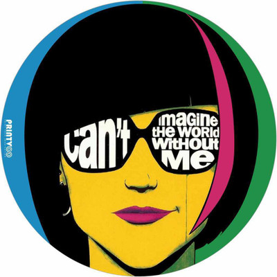 

PrintVoo Girl Face Abstract Design Mousepad(Multicolor)