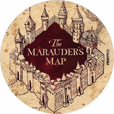 

PrintVoo Marauder Map Design Mousepad(Multicolor)