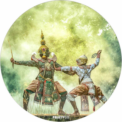 

PrintVoo God Fight Design Mousepad(Multicolor)