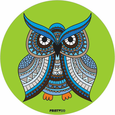 

PrintVoo Ethnic Owl Design Mousepad(Multicolor)