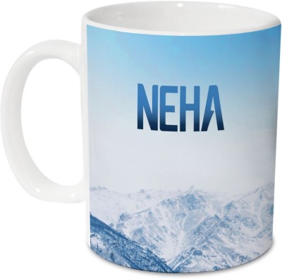 HOT MUGGS Me Skies - Neha Ceramic 350 ml, 1 Unit Ceramic Coffee Mug(350 ml)