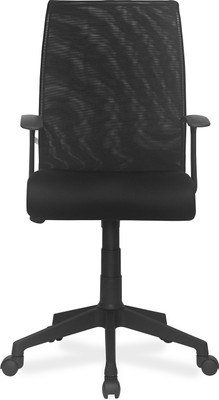 

Nilkamal Thames Leatherette Office Arm Chair(Black)