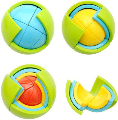 HR Sunlight Cute Innovative Puzzle Ball with 21 Pieces(21 Pieces)