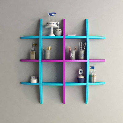 

Wooden Art & Toys na MDF Wall Shelf(Number of Shelves - 1, Multicolor)