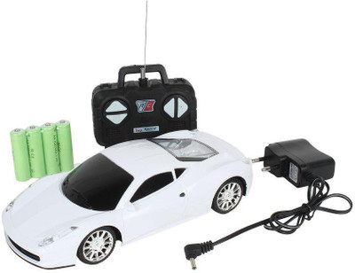 

AM Enterprises Rechargeable remote control super racing car(White)