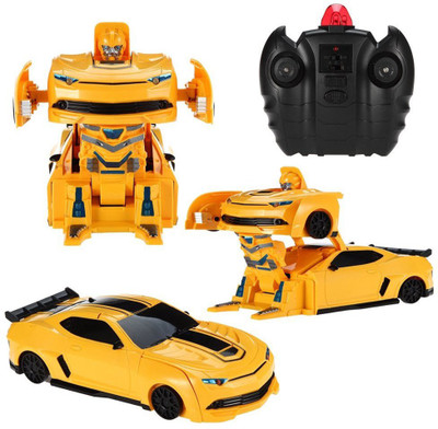 

ToysBuggy Remote Control Wall Climber Deformation Car(Yellow)