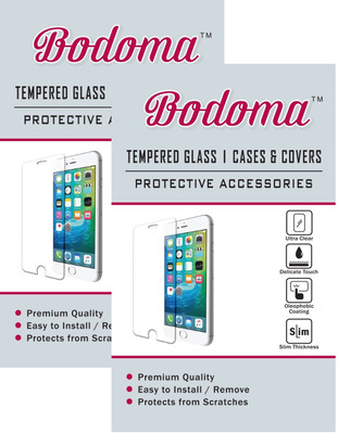 Bodoma Tempered Glass Guard for Motorola Moto G2 (2nd Gen) pack of 2 glass(Pack of 2)