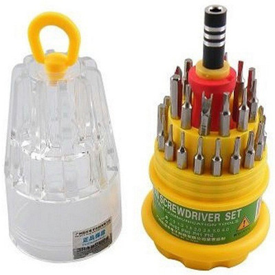

Edwin Clark Standard Screwdriver Set, Yellow;red