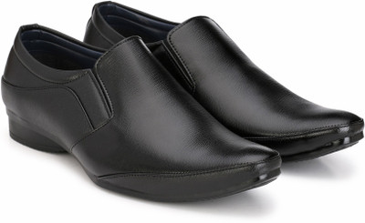 

Levanse Office Wear Slip On For Men(Black, Matte black