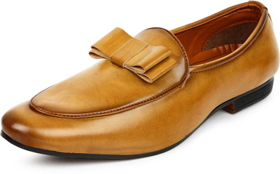 

BUWCH Casual , Partywear ,Mocassin Loafer For Men And Boys Tan Color Casuals For Men(Tan