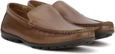 Pavers England Genuine Leather Loafers For Men(Tan