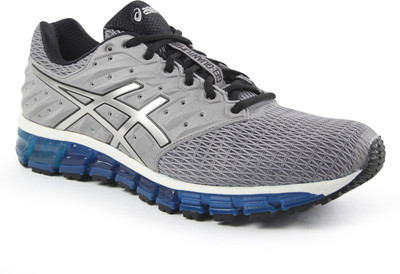 

Asics Gel-Quantum 180 2 Running Shoes For Men(Grey, Aluminum::silver::black