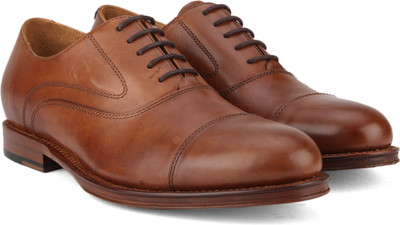 

Pavers England Genuine Leather Lace Up For Men(Brown