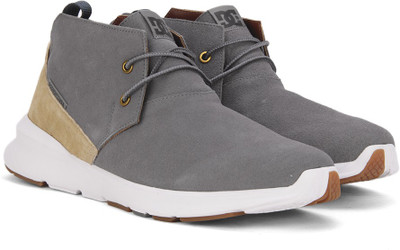 DC Sneakers For Men(Grey, Grey/grey/white - combo