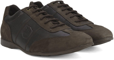

Woods Genuine Leather by Woodland Sneakers For Men(Brown, Chocolate