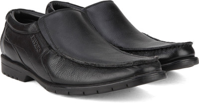 

Pavers England Genuine Leather Slip On For Men(Black