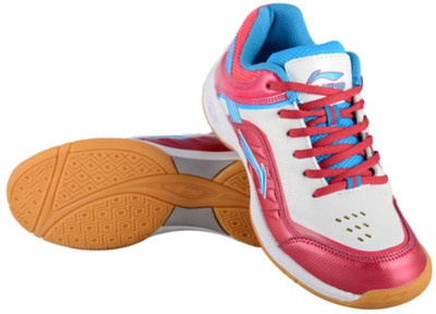 

Li-Ning Play AYTL085-1_White/Red Badminton Shoes For Men(White, Red, 01;blue