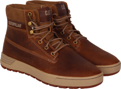 

CAT RYKER Boots For Men(Beige, Dark beige