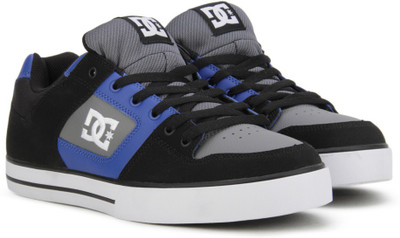

DC PURE M SHOE Sneakers For Men(Black, Black/blue/grey