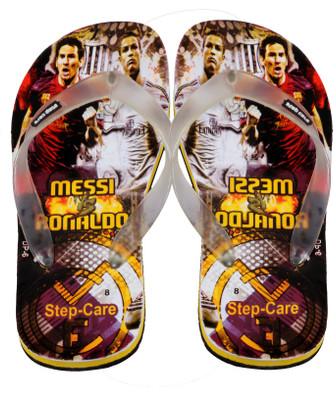 

Indistar Flip Flops, Printed yellow