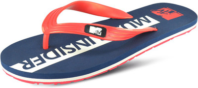 

MTV Flip Flops, Navy and red