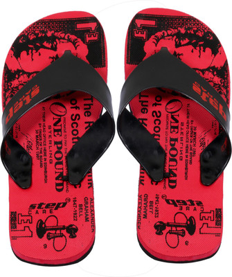 

Indistar Flip Flops, Printed red