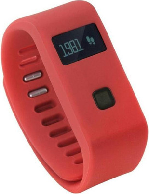 

IZED 100 % ORIGINAL FITNESS BAND WITH PEDOMETER329 Smartwatch(Red Strap Free Size)