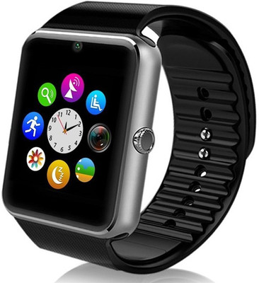 

5PLUS SMART BLUETOOTH WATCH WITH SIM & TFT SLOT GT 08 Multi colour Smartwatch(Black Strap Free Size)