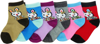 

Neska Moda Baby Boys & Baby Girls Animal Print Ankle Length(Pack of 6, Multicolor