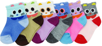 

Neska Moda Baby Boys & Baby Girls Animal Print Ankle Length(Pack of 6, Multicolor