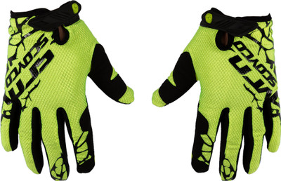 

Autofy Scoyco Neon Anti Slip Full Finger All Purpose Biking Riding Gloves (, Green, Neo green