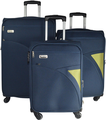 

Take Off Stylish Expandable Check-in Luggage -  inch(Blue