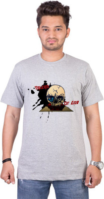 ADIMA Printed Men Round Neck Multicolor T-Shirt