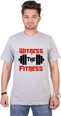 ADIMA Printed Men Round Neck Multicolor T-Shirt