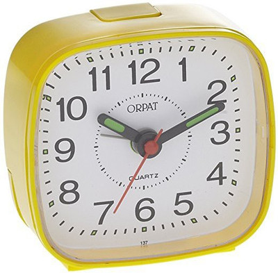 

Orpat Analog Yellow, |Red Clock