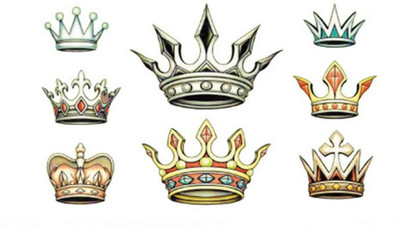 

Savii Crown Temporary Tattoo(Crown Design)
