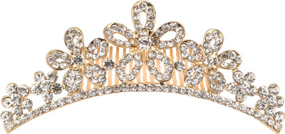 

Pink Rose Crown(Gold, Pack of 1)