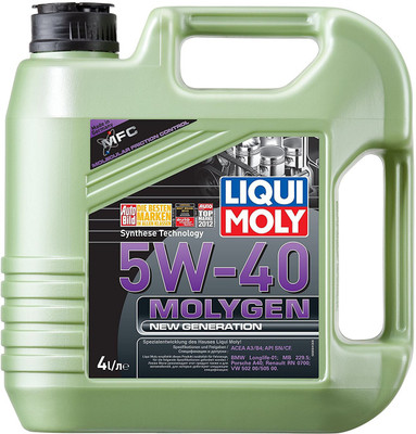 

Liqui Moly MNGEN5W40 4LTR Molygen New Generation Petrol/Diesel Synthetic Motor Oil(4000 ml)