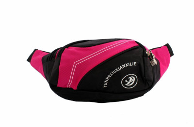

Sri Polyester 0.5 Ltrs Designer Waist Pouch For Men & Women -Pink Traval Bag(Black, Pink)