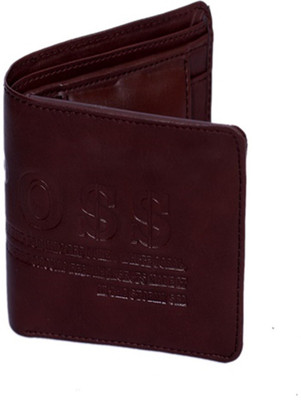 

madley Men Brown Genuine Leather Wallet(4 Card Slots)