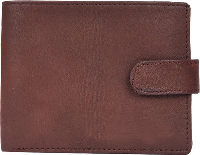 

Aoris Men Brown Genuine Leather Wallet(9 Card Slots)