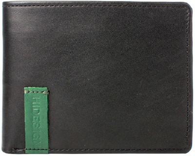 

Hidesign Men Black Genuine Leather Wallet(8 Card Slots)