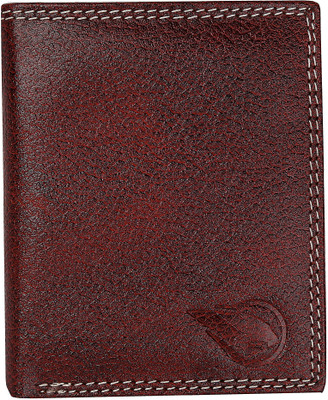 

RUGE Men Brown Genuine Leather Wallet(6 Card Slots)