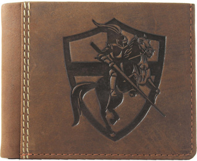 

royal scot grey Boys Brown Genuine Leather Wallet(8 Card Slots)