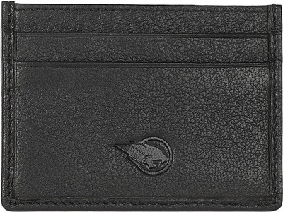 

RUGE Men Black Genuine Leather Card Holder(4 Card Slots)
