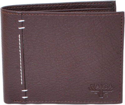 

Naysa Men Brown Artificial Leather Wallet(3 Card Slots)