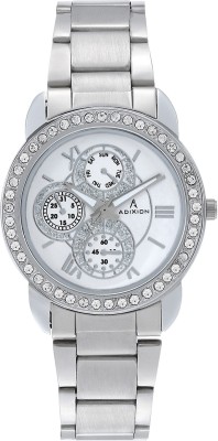 Adixion 9743SM02 New Stainless Steel watch with Chronograph Pattern Analog Watch  - For Girls   Watches  (Adixion)
