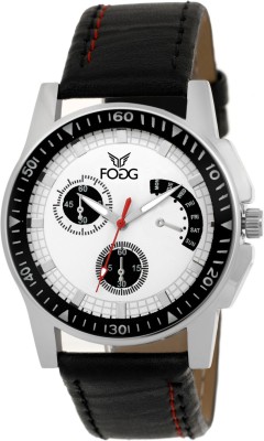 FOGG 111015-WH-CK Modish Analog Watch  - For Men   Watches  (FOGG)