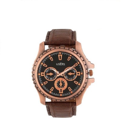 Users Copper Dial Trendy DSS Street Fashion Analog Watch  - For Men   Watches  (Users)