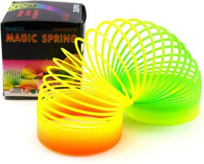 

Funcart Plastic Rainbow Slinky Plastic magic spring